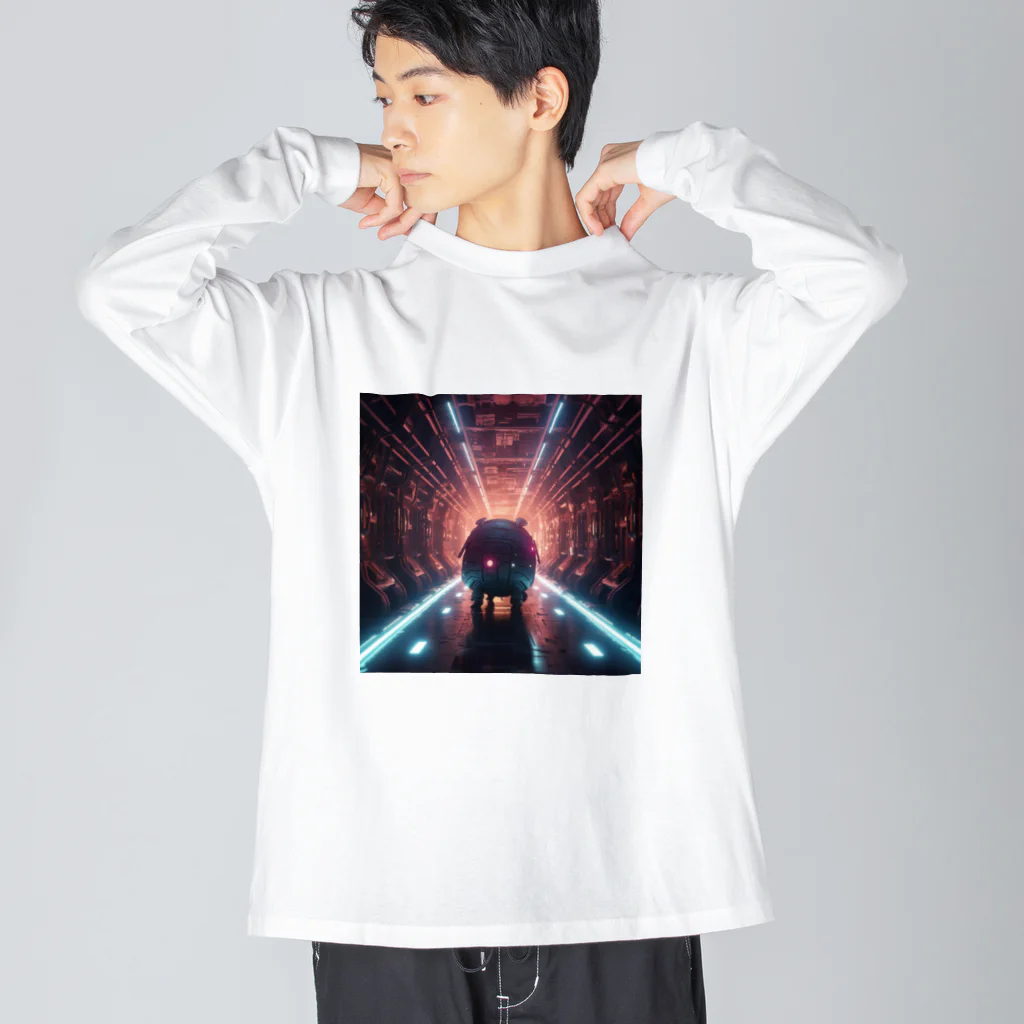 anc90のI'm a robot.20230906 Big Long Sleeve T-Shirt