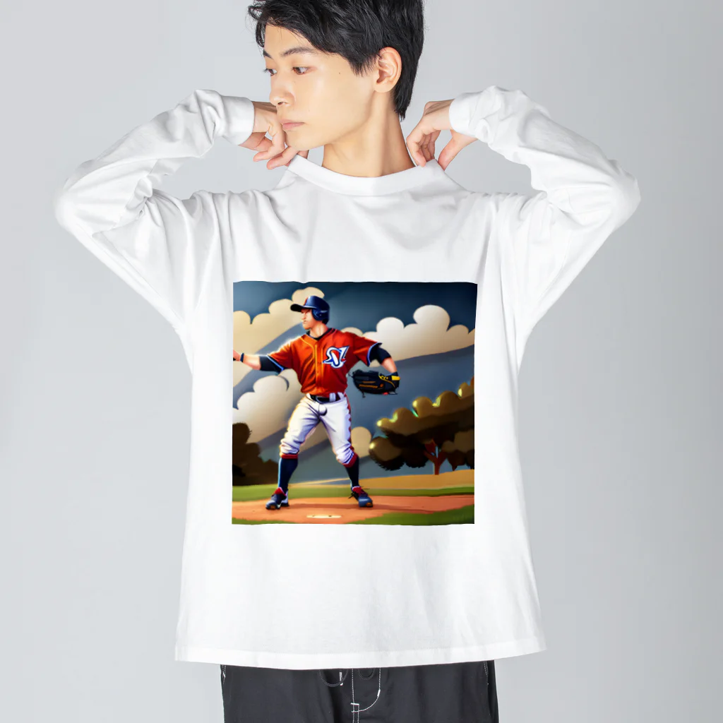 GG-SHOCKのベースボーラー Big Long Sleeve T-Shirt