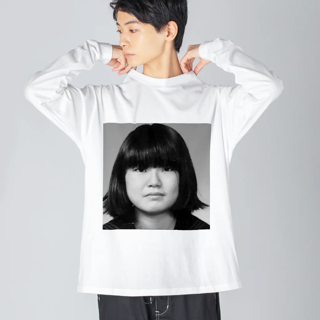 ぽれのぽれ中学3年生人生終末 ビッグシルエットロングスリーブTシャツ