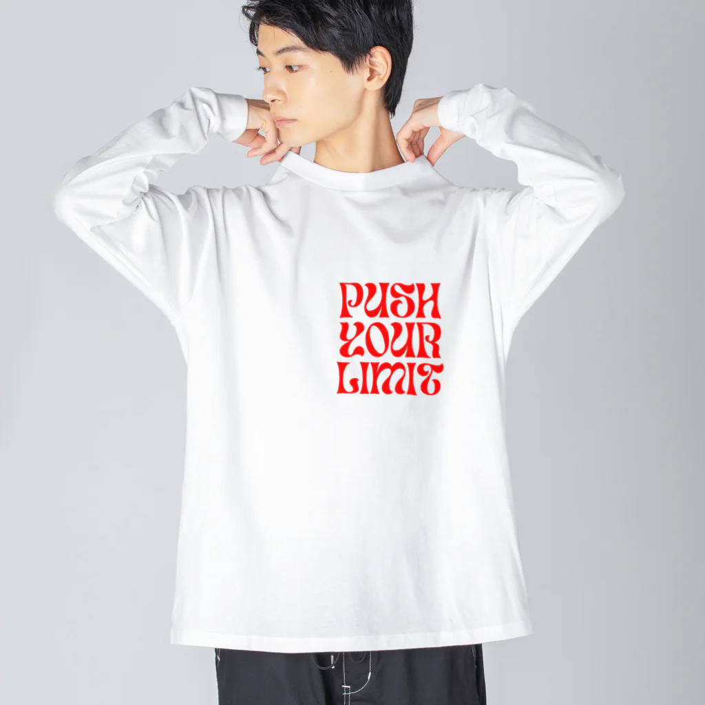 show.のPUSH YOUR LIMIT ビッグシルエットロングスリーブTシャツ