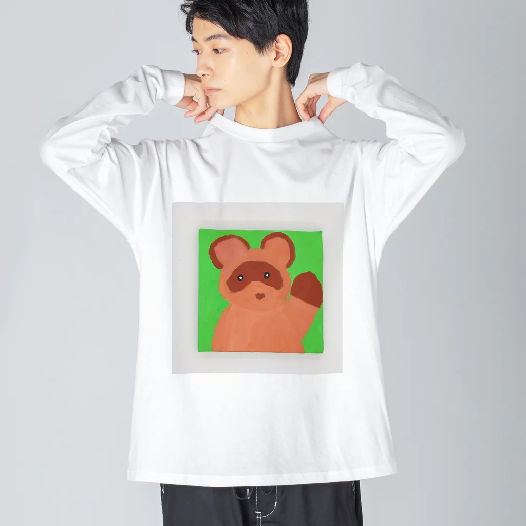 危険なたぬきのタヌキ・ザ・キミドリー Big Long Sleeve T-Shirt