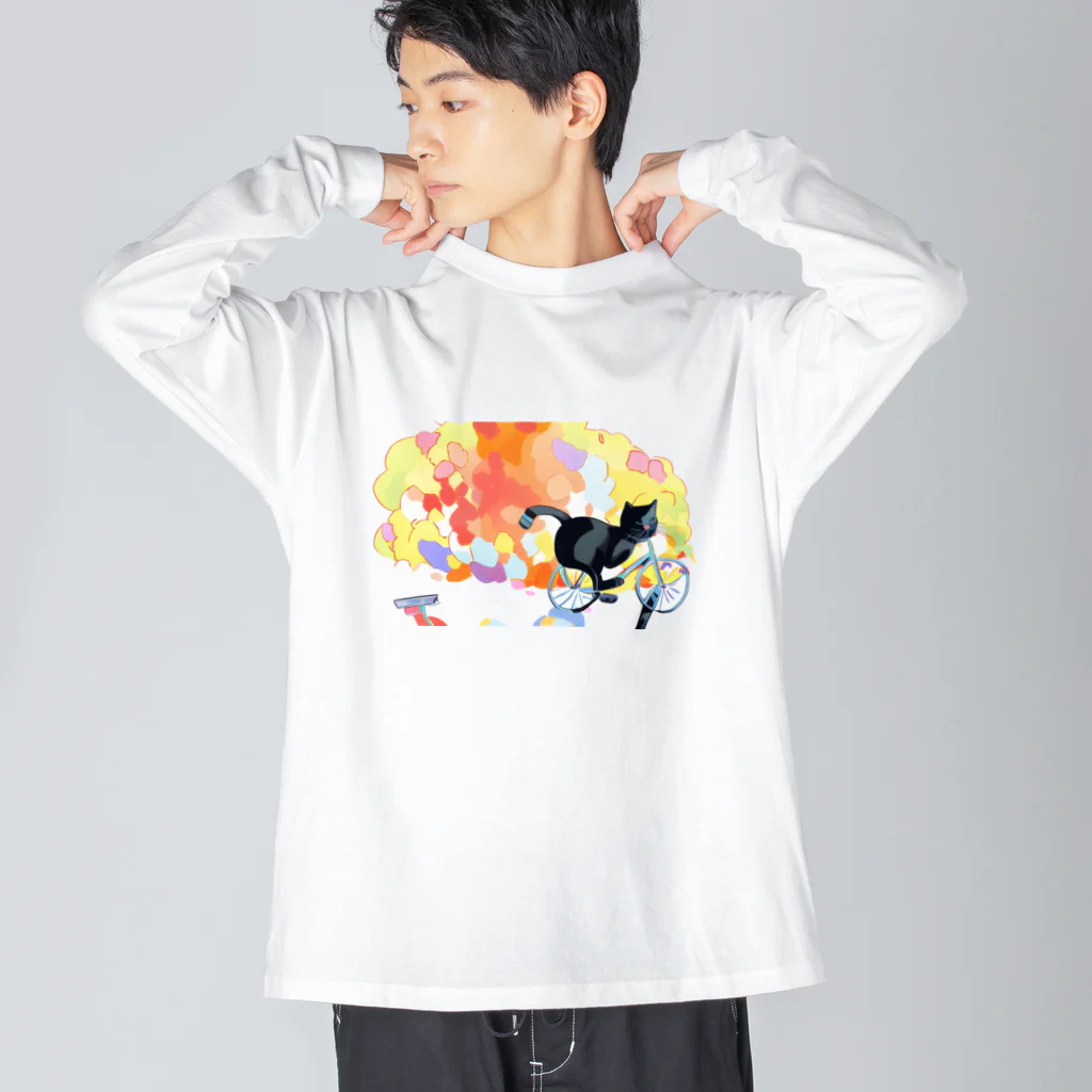 じゆうふぁくとりーの自由気まま Big Long Sleeve T-Shirt