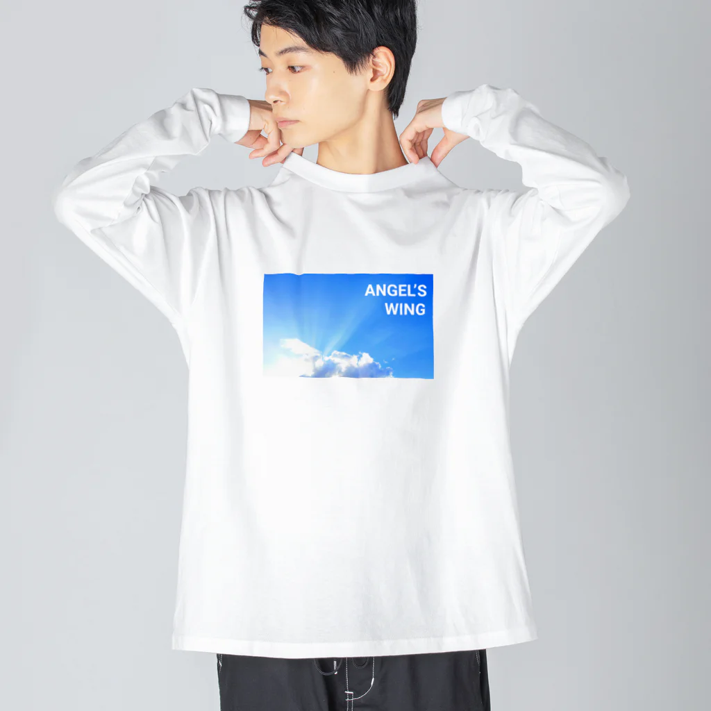 kazu_gの天使の羽！ ANGEL’S  WING ビッグシルエットロングスリーブTシャツ