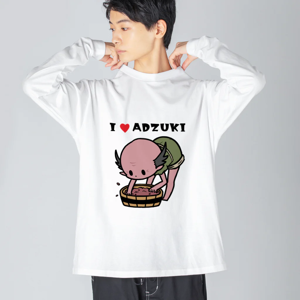 ナンナンショップの小豆洗い ビッグシルエットロングスリーブTシャツ