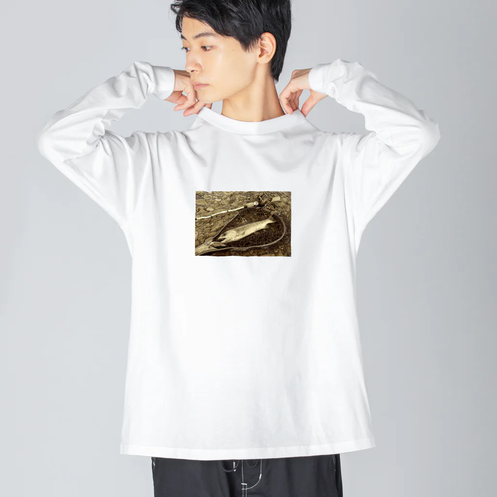 nico-nicochanのルアーフィッシング Big Long Sleeve T-Shirt