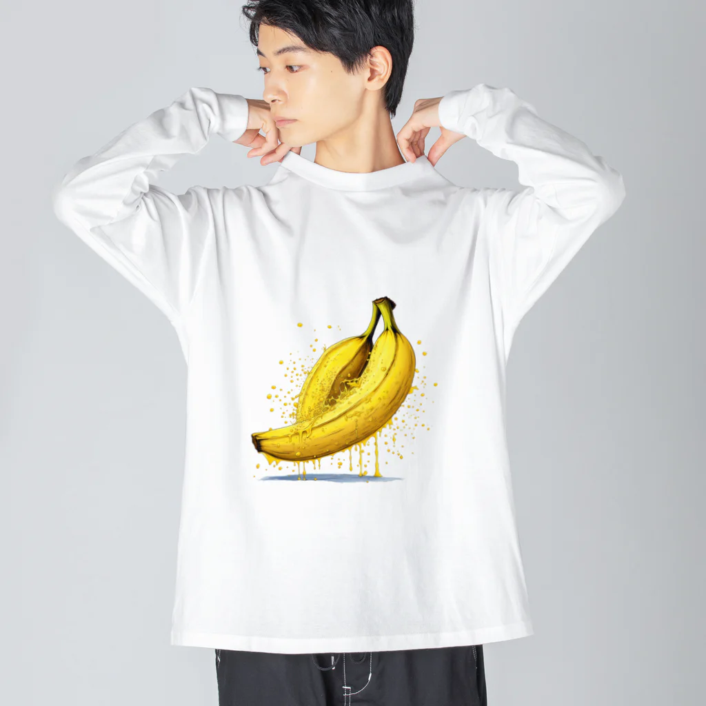 plusBeのバナナブリーズ Tシャツ Big Long Sleeve T-Shirt