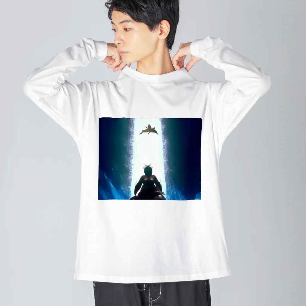 さすが忍者キタナイのさすが深海怖いシリーズ Big Long Sleeve T-Shirt