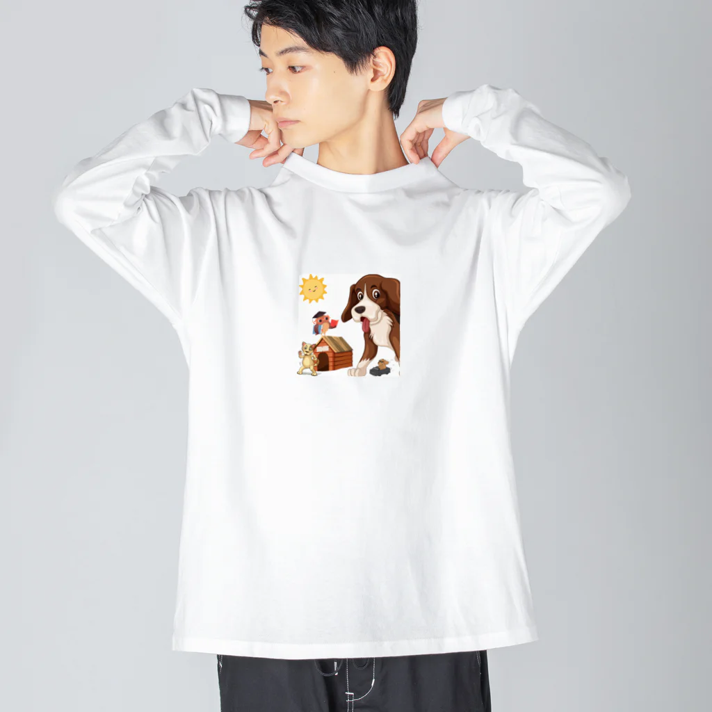 キイロチャンのアニマル学校 Big Long Sleeve T-Shirt