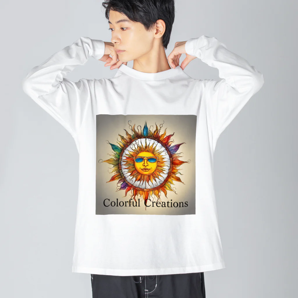 colorful creationsのサンバースト・クリエイションズ ビッグシルエットロングスリーブTシャツ