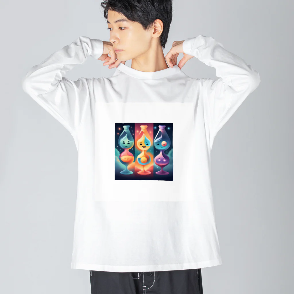 success-futureの可愛い宇宙人のイラスト Big Long Sleeve T-Shirt