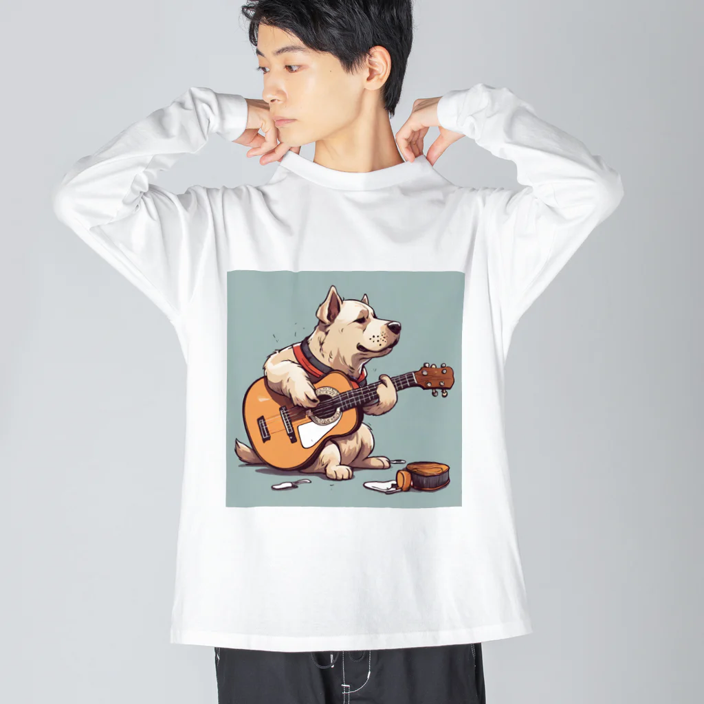 Sing Together のギタわん ビッグシルエットロングスリーブTシャツ