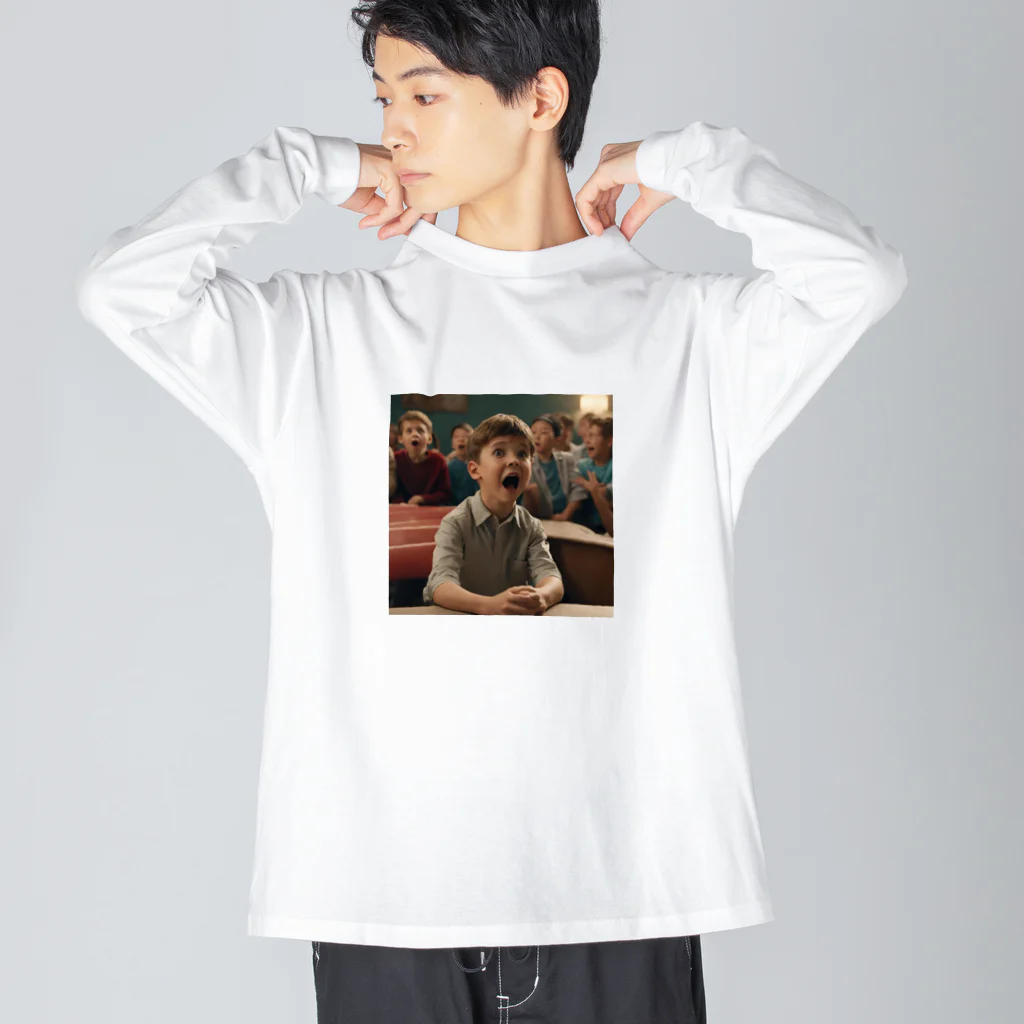 Gbのクリス少年 ビッグシルエットロングスリーブTシャツ