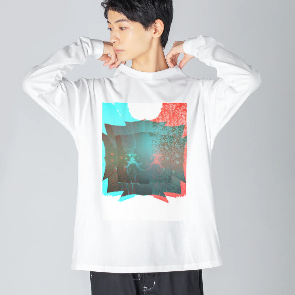 ktysmashedの大王イカ ビッグシルエットロングスリーブTシャツ