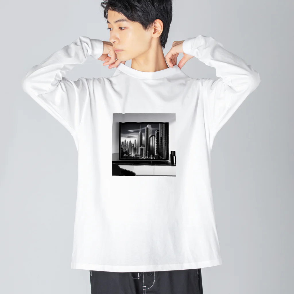  Neo Nature Threads（ネオ ネイチャー スレッズ）のUrbanEcho（都市のこだま） ビッグシルエットロングスリーブTシャツ