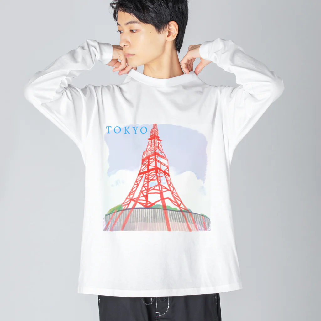 JapanのTOKYO_01 ビッグシルエットロングスリーブTシャツ