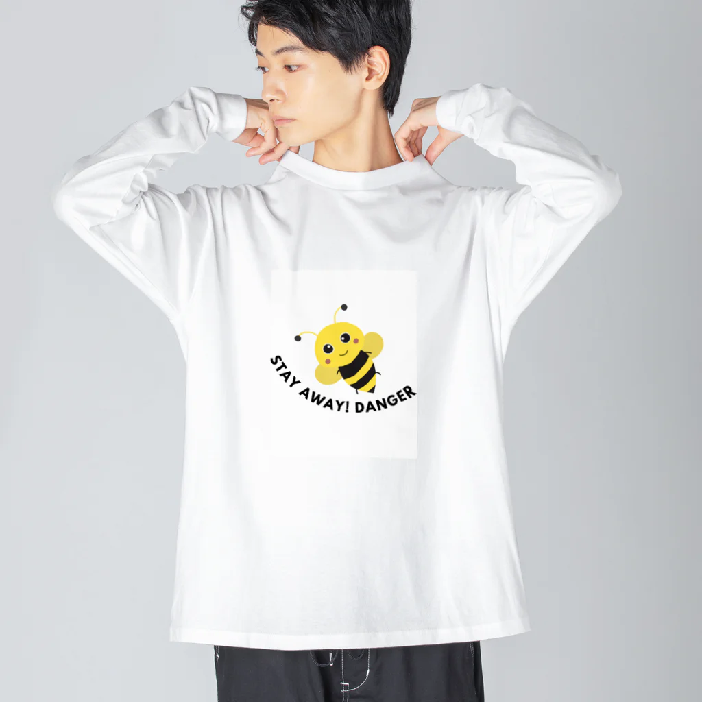 T3 styleの近寄るな！危険 Big Long Sleeve T-Shirt