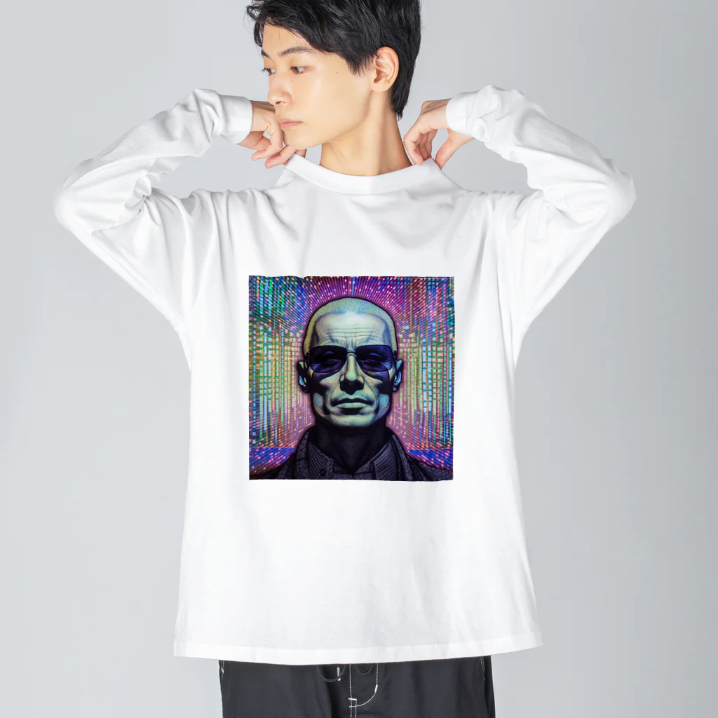 Hayate Kawakami オリジナルの親分 Big Long Sleeve T-Shirt