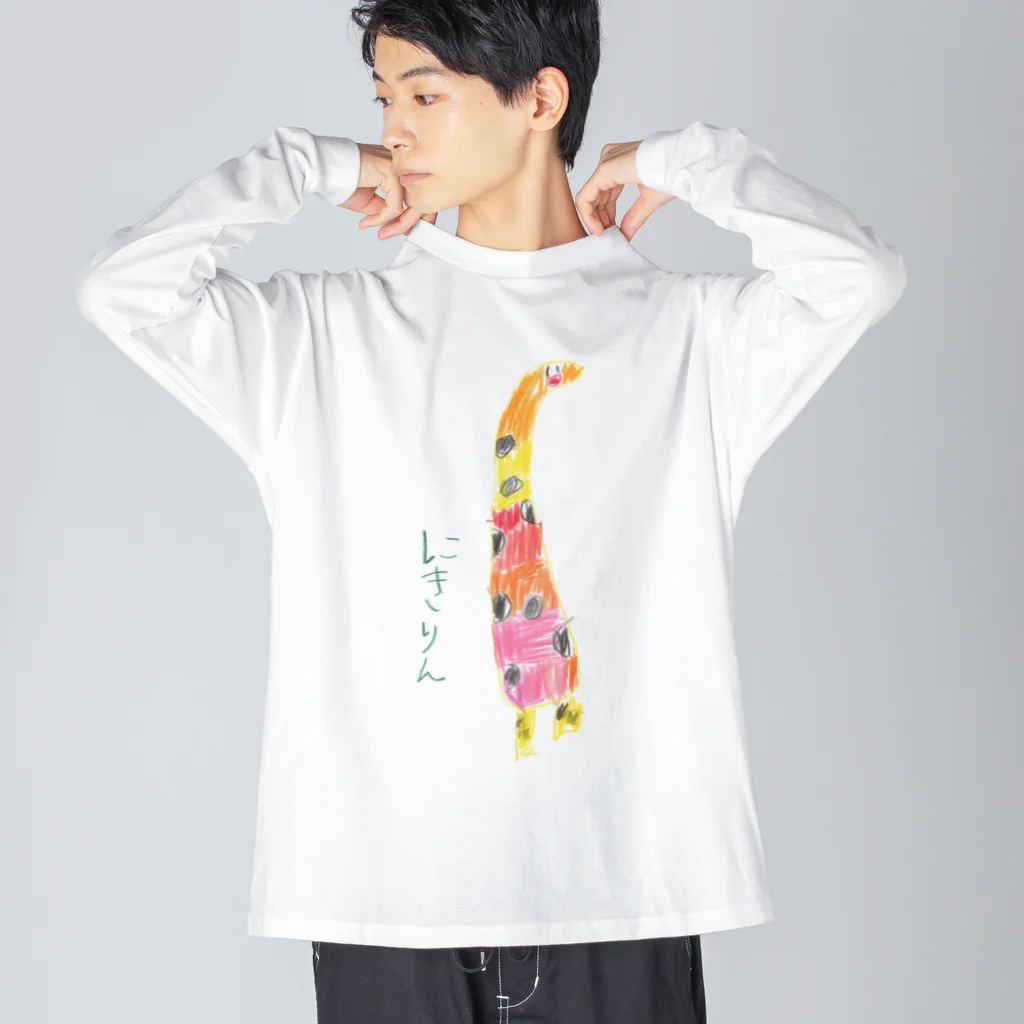 tmy_fのにきりん ビッグシルエットロングスリーブTシャツ