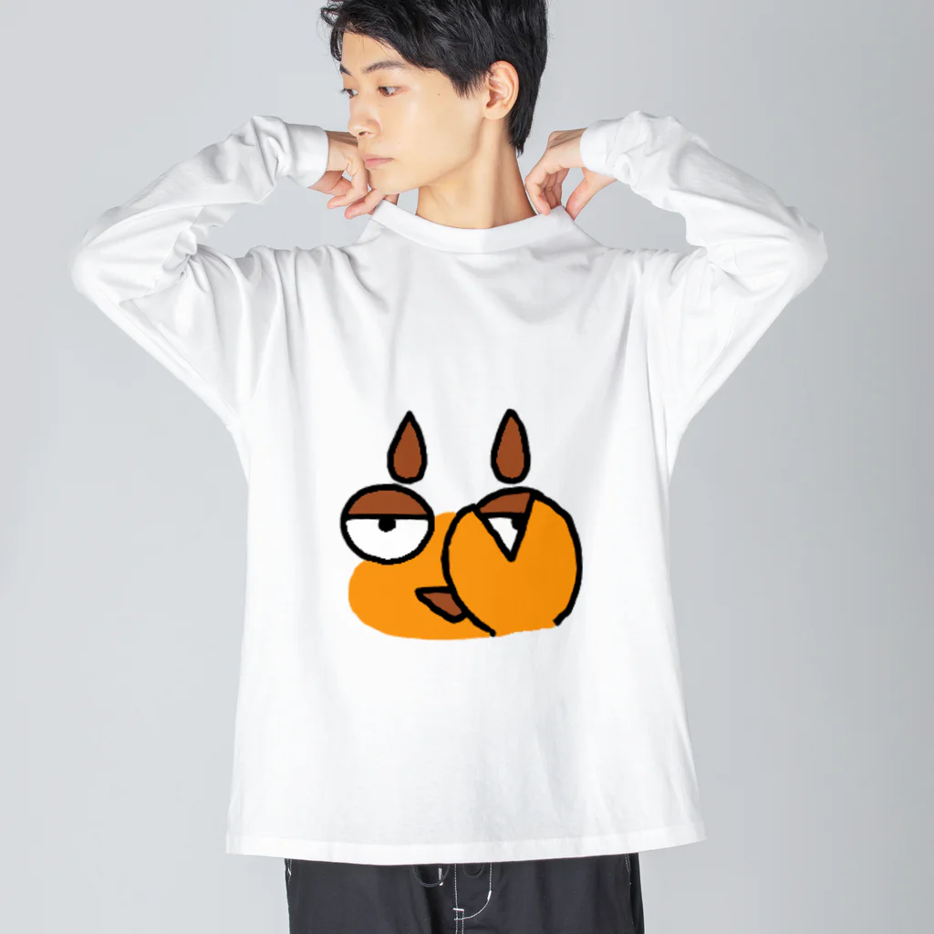 にずぅのカモシカ君 ビッグシルエットロングスリーブTシャツ