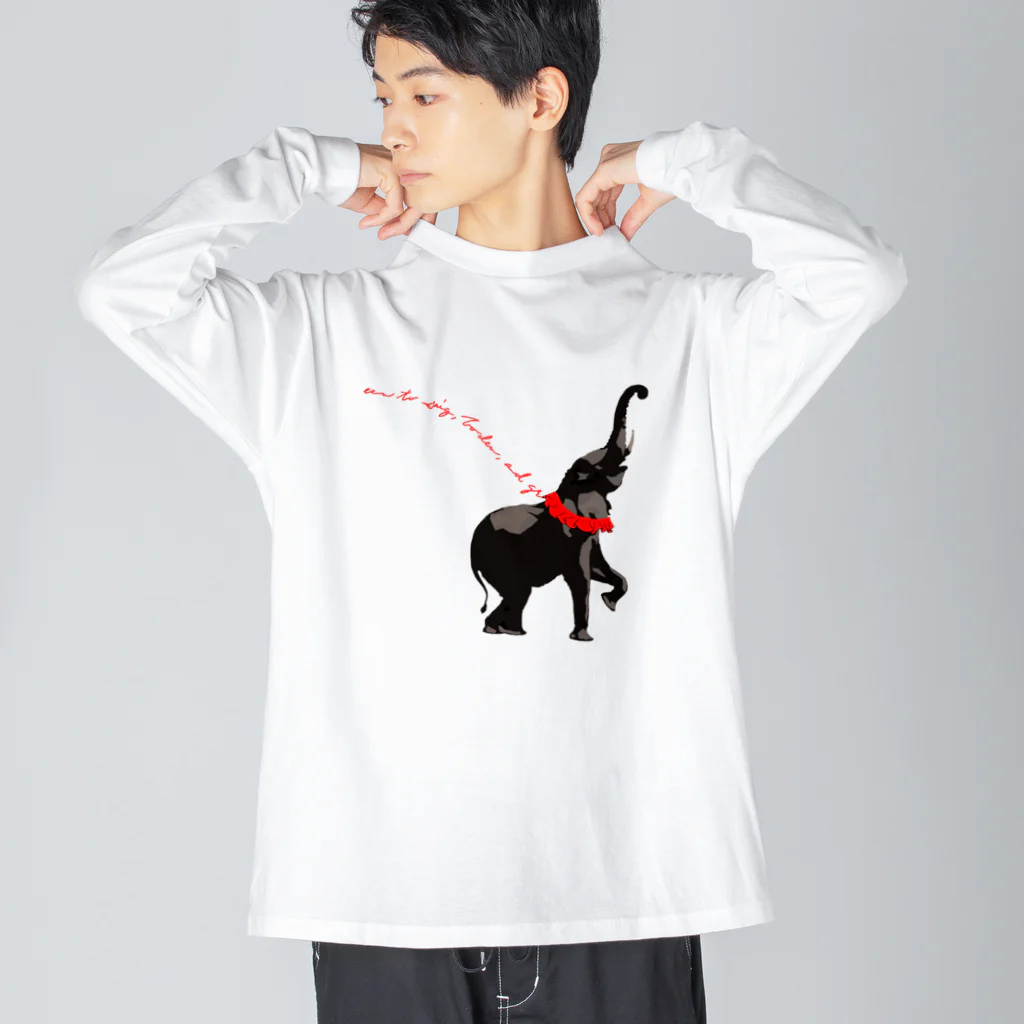 amf2のamf2  vol.2『ゾウさんの散歩』 Big Long Sleeve T-Shirt