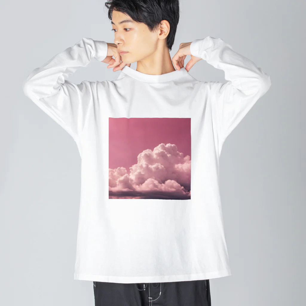 usaのピンク空☁️ Big Long Sleeve T-Shirt