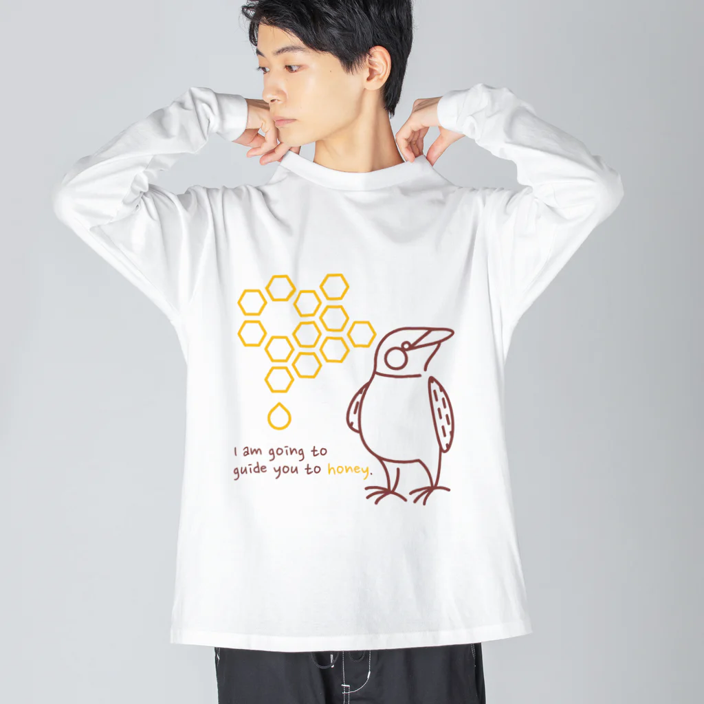 kh.wildlifeのhoney guide Big Long Sleeve T-Shirt