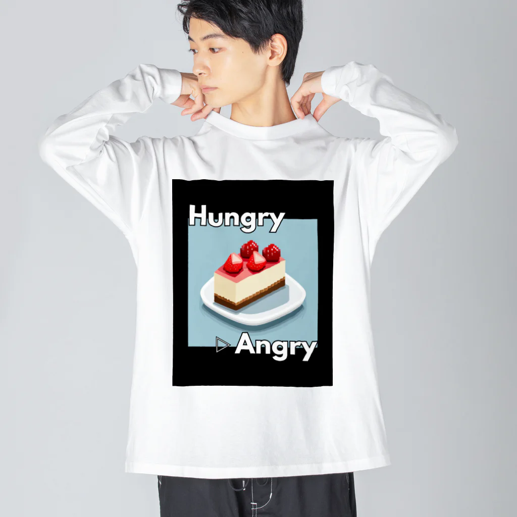 hAngryの【NYチーズケーキ】hAngry Big Long Sleeve T-Shirt