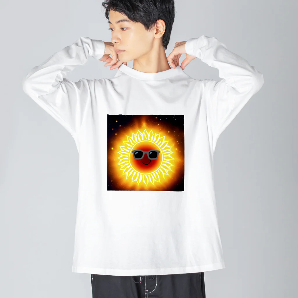 太陽のお店の能天氣な太陽くん ビッグシルエットロングスリーブTシャツ