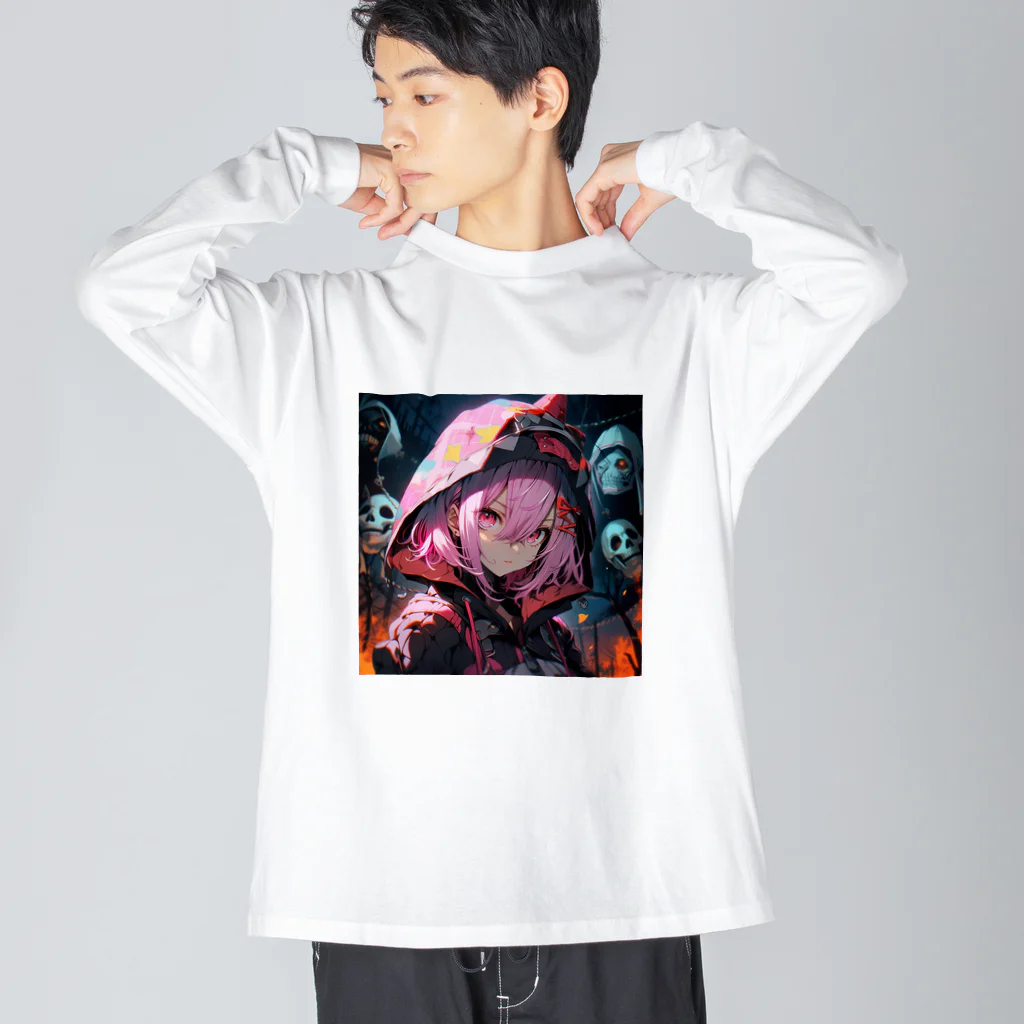 ぶーたんのハロウィン２ Big Long Sleeve T-Shirt