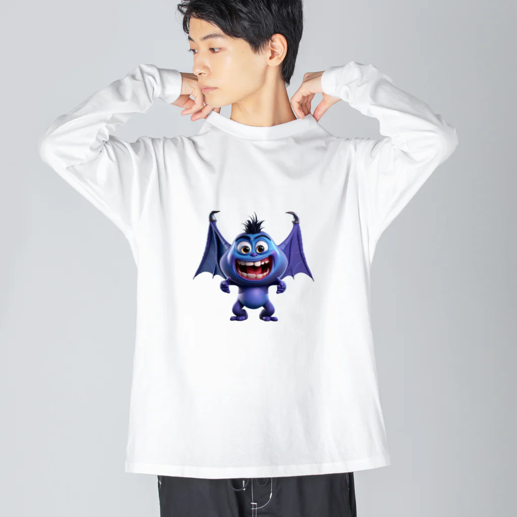 おちょファクトリーの歯の悪魔 ビッグシルエットロングスリーブTシャツ