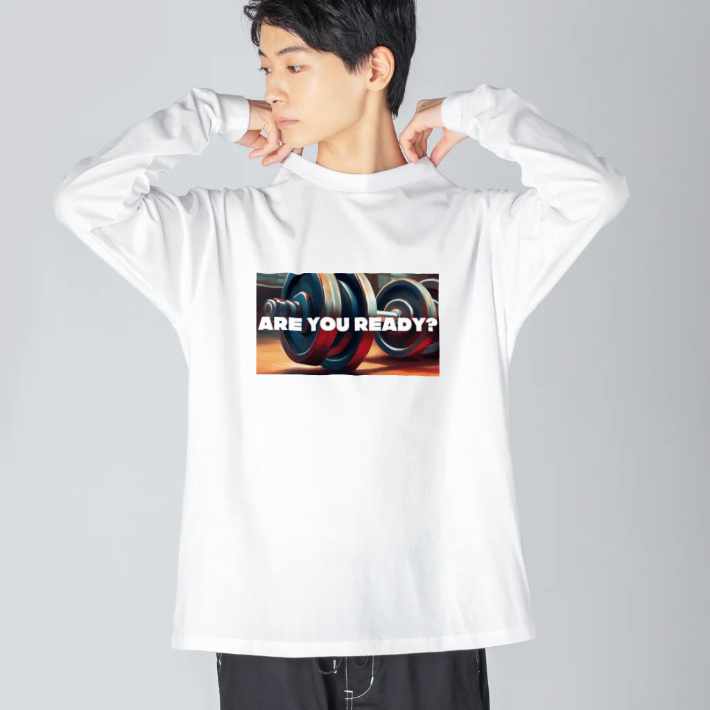 BULKUP MONSTERのマッチョになる覚悟はできているか？ Big Long Sleeve T-Shirt