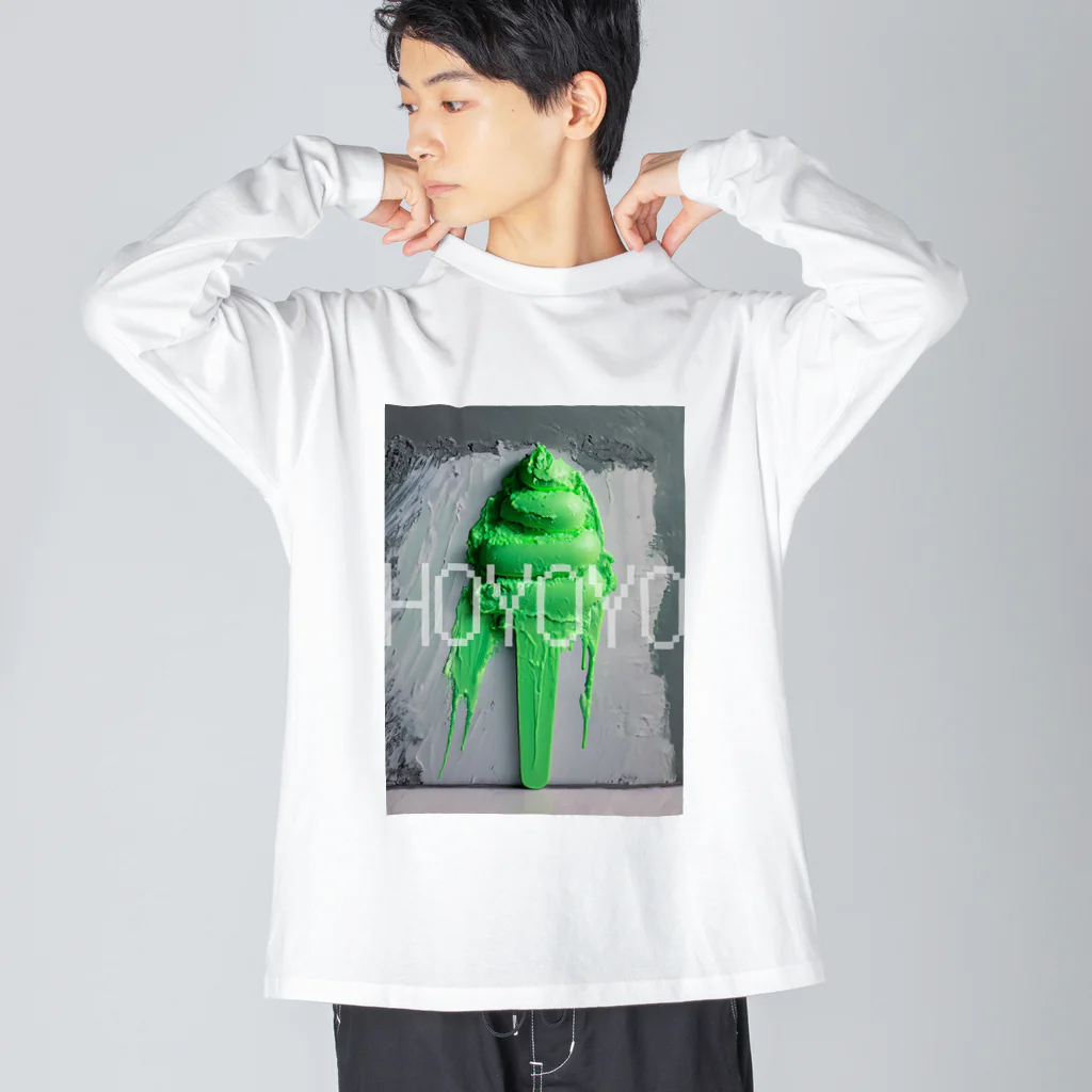 おしょーゆのグリーンソフトクリームHOYOYO Big Long Sleeve T-Shirt