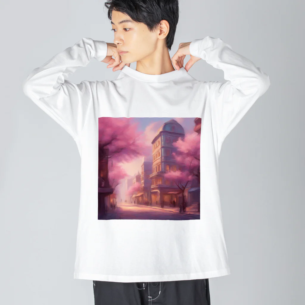 hanabi871の街 Big Long Sleeve T-Shirt