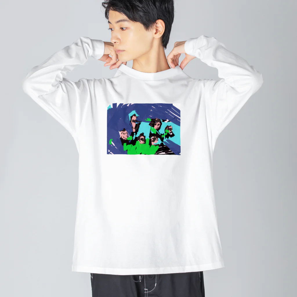 eden25のnico#2 Big Long Sleeve T-Shirt