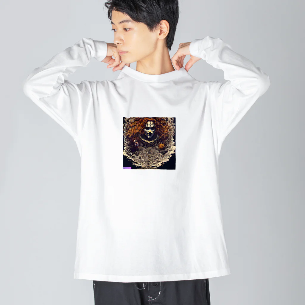 shiduryoのピエロ Big Long Sleeve T-Shirt