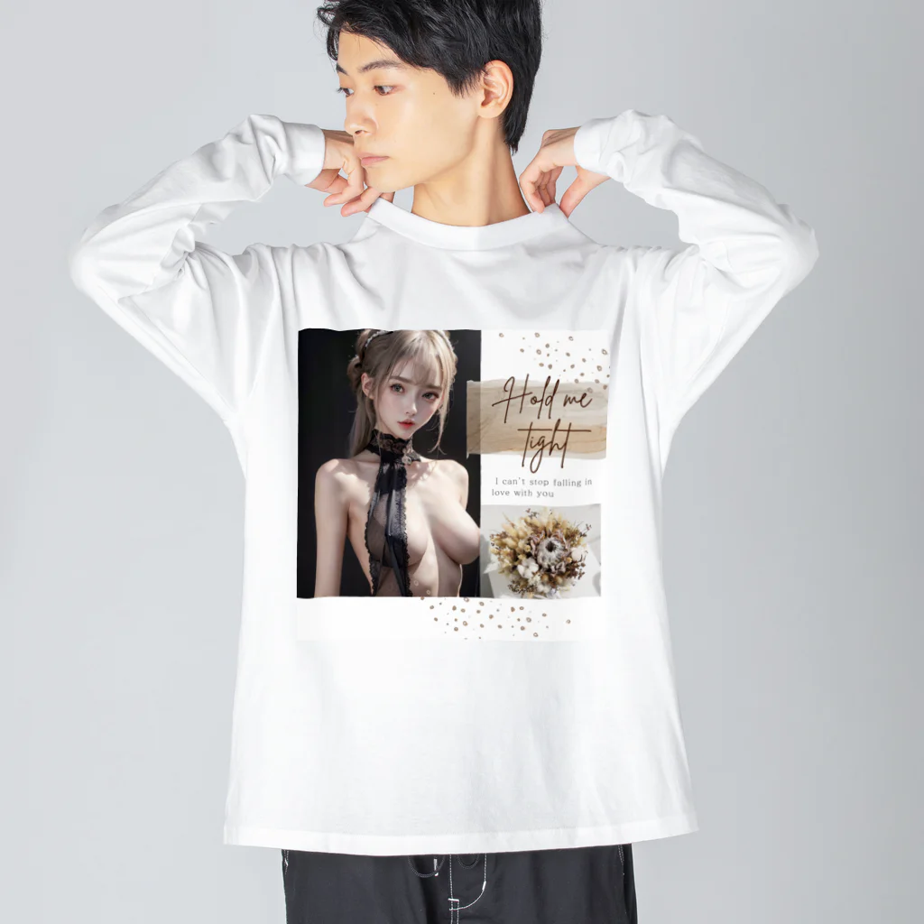 sounya sounyaの美女 図鑑（ホールド） Big Long Sleeve T-Shirt