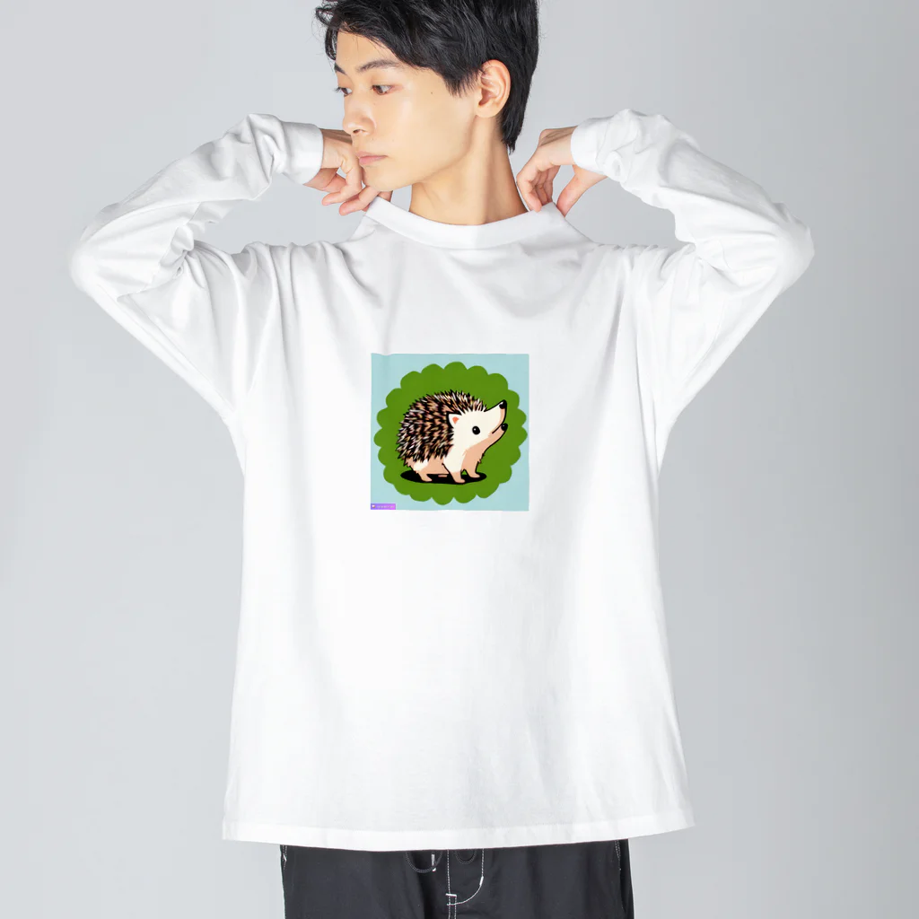 YOO1978の(*≧з≦)ハリネズミのグッズ Big Long Sleeve T-Shirt