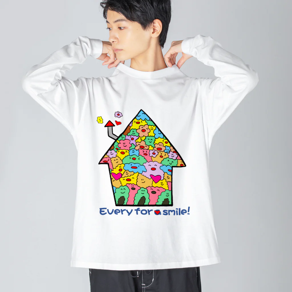 just-pointのevery for a smile ビッグシルエットロングスリーブTシャツ