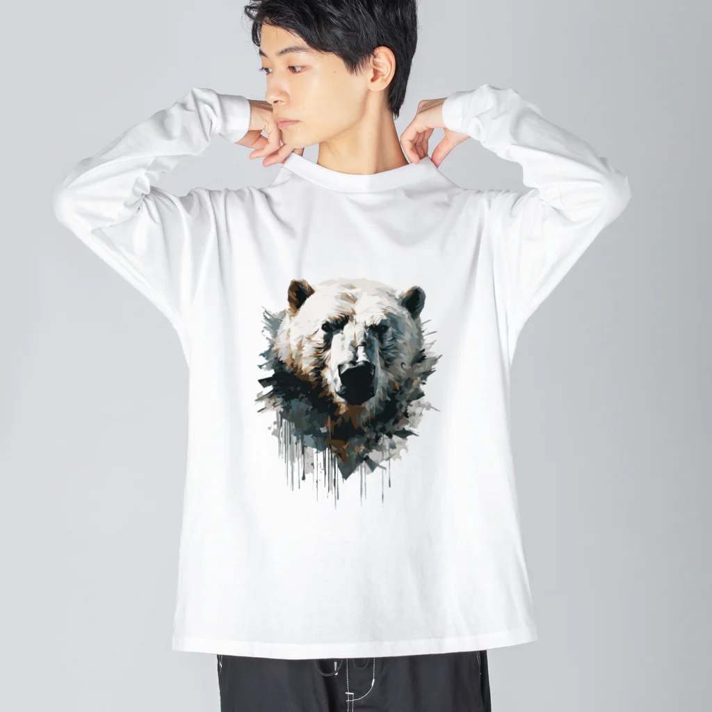 seasoncubeのシロクマ1号 Big Long Sleeve T-Shirt