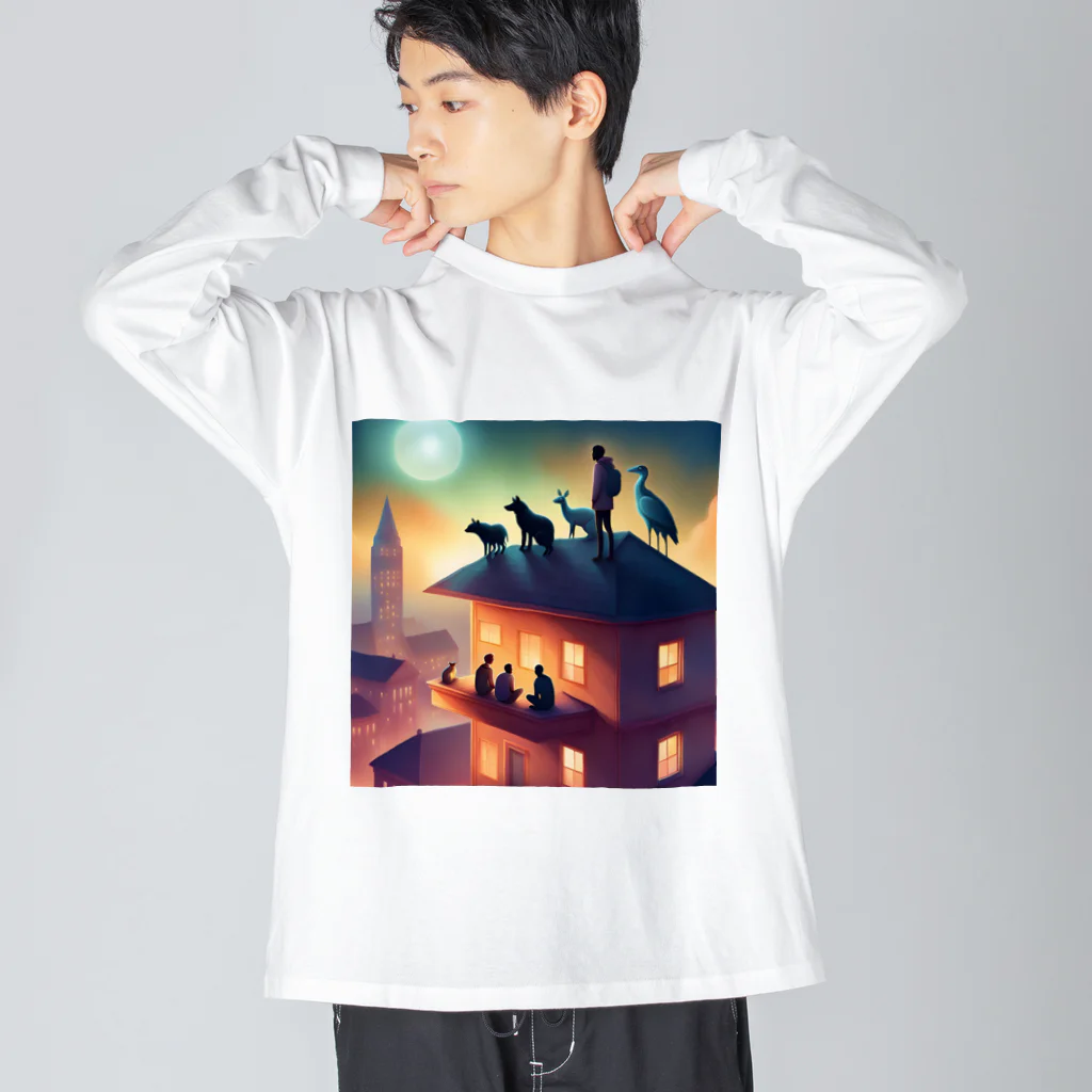 animalsの都会で共存する野生生物 Big Long Sleeve T-Shirt