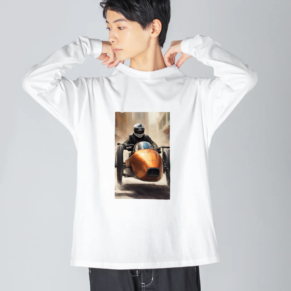 HELLOのサイドカー自走 Big Long Sleeve T-Shirt