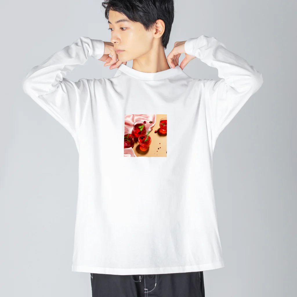 mami〜shopのカクテル Big Long Sleeve T-Shirt