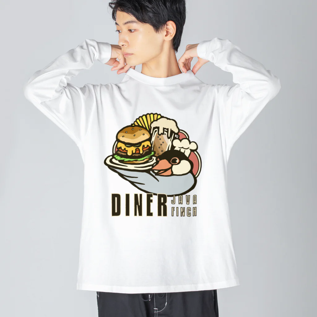 ムクのダイナージャワ・フィンチ Big Long Sleeve T-Shirt