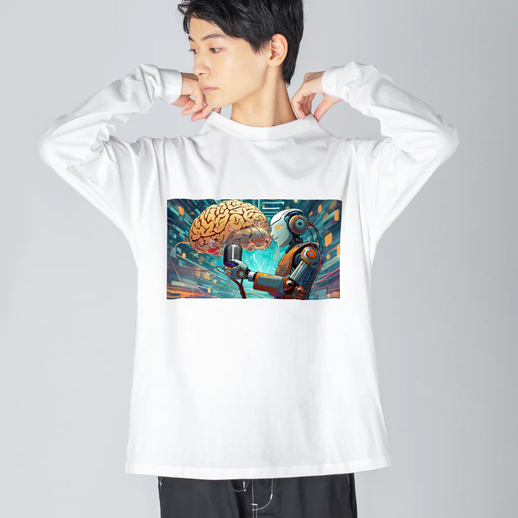 ようようよのDJ mirai ビッグシルエットロングスリーブTシャツ