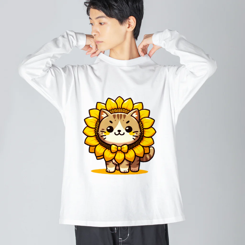 H.F.Fのひまにゃん アパレルコレクション Big Long Sleeve T-Shirt