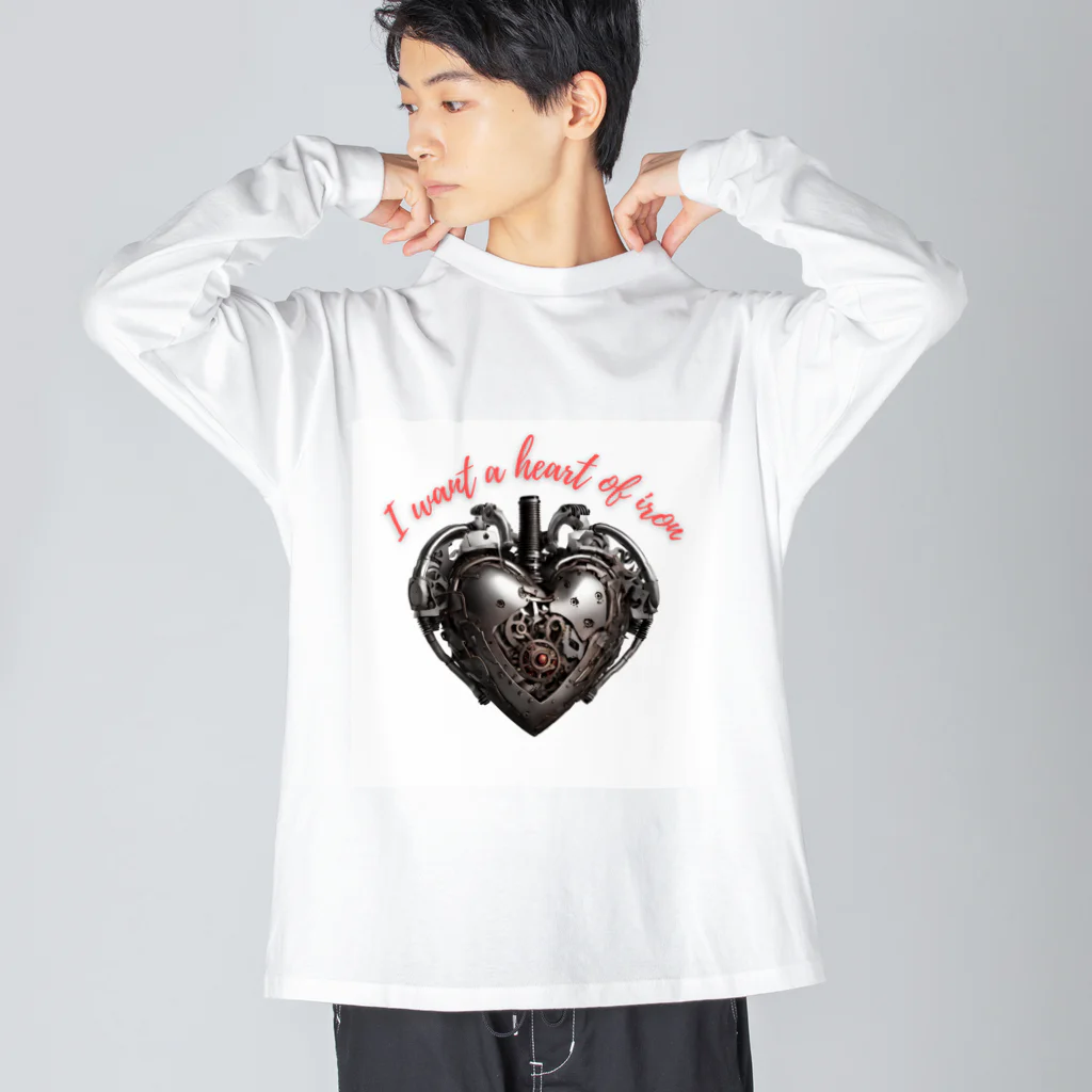 Love and peace to allの鉄の心臓が欲しい Big Long Sleeve T-Shirt