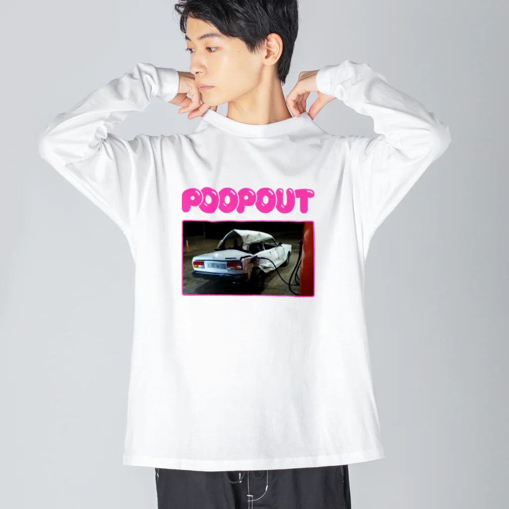 R.MuttのPOOP OUT ビッグシルエットロングスリーブTシャツ