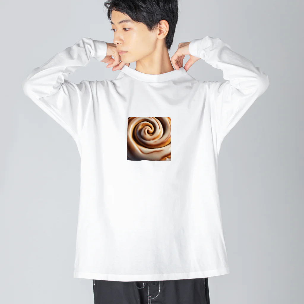 千裕アトリエ（いつもありがとう）のシナモンロール（Cinnamon Roll） Big Long Sleeve T-Shirt