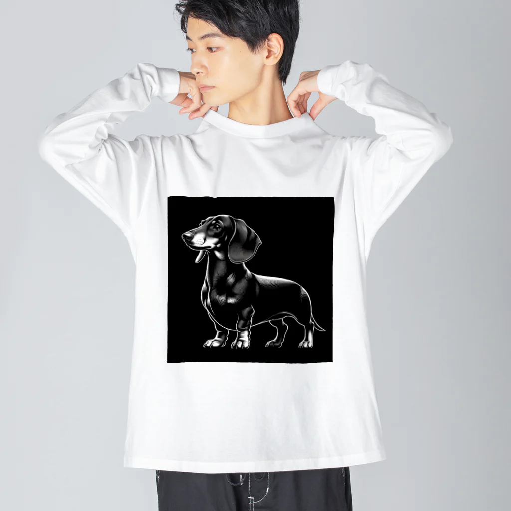 calcium369のダックスフンド Big Long Sleeve T-Shirt