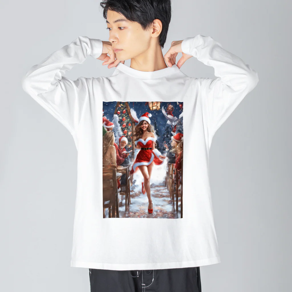 MistyStarkのプリンセスクリスマス ビッグシルエットロングスリーブTシャツ